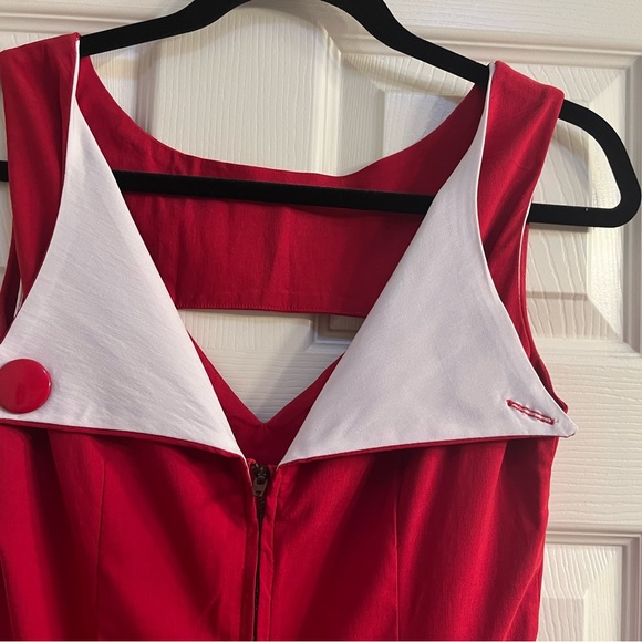 Red party dress - Picture 3 of 6